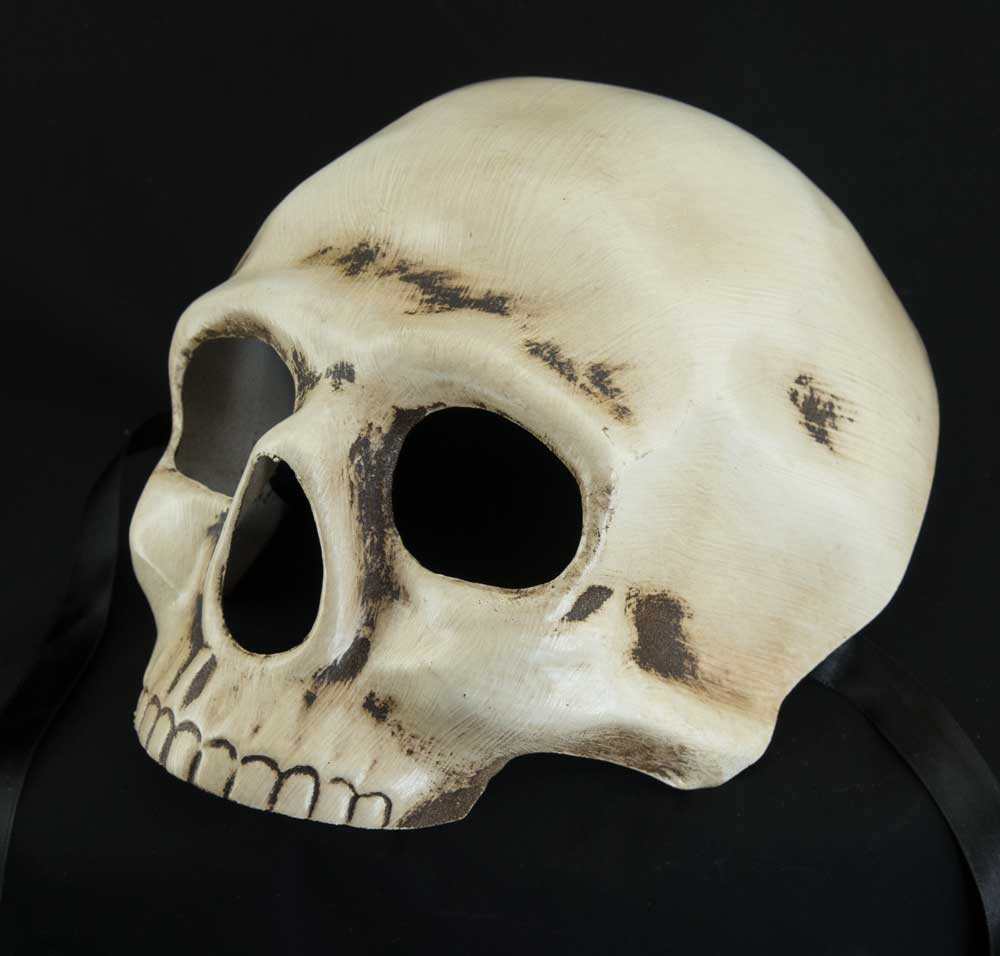 Masque Tête de Mort Crâne de Venise – Artisanat Authentique de Venise