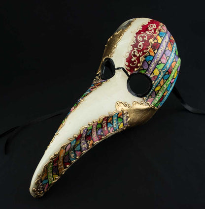 Masque Docteur de la Peste Place Saint-Marc – Artisanat Authentique de Venise