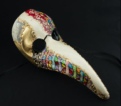 Masque Docteur de la Peste Place Saint-Marc – Artisanat Authentique de Venise