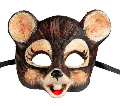 Masque Souris en Papier Mâché – Artisanat Authentique de Venise