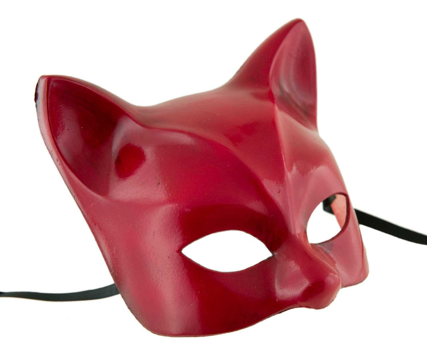 Masque Chat Gatto Rouge – Artisanat Authentique de Venise