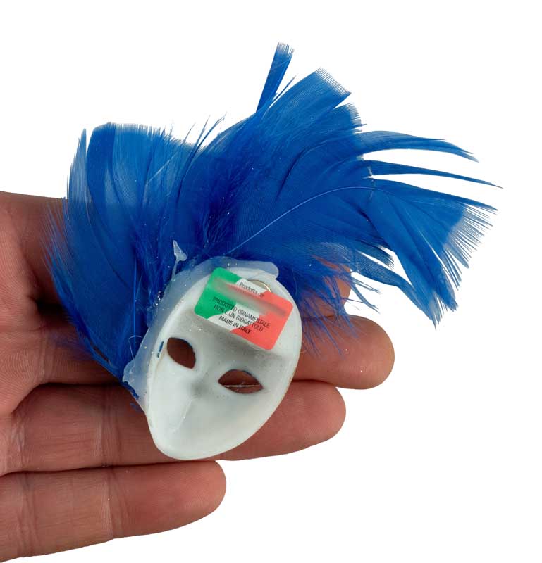 Magnet Masque de Venise Volto Bleu – Artisanat Authentique de Venise
