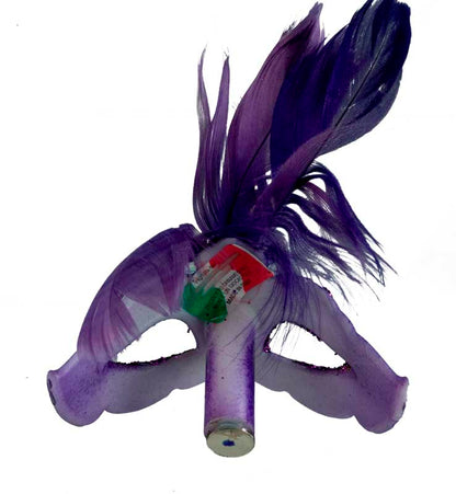Magnet Masque de Venise Colombine Violet – Artisanat Authentique de Venise