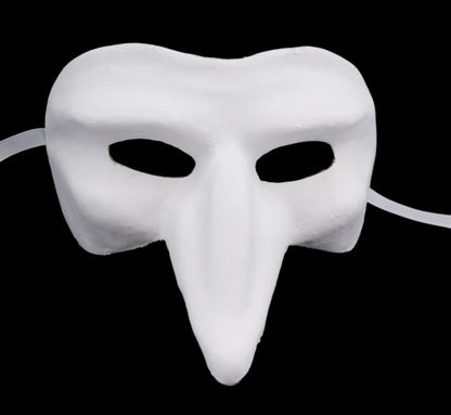 Masque Volto Blanc à Peindre – Artisanat Authentique de Venise