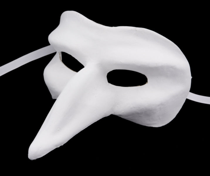 Masque Volto Blanc à Peindre – Artisanat Authentique de Venise