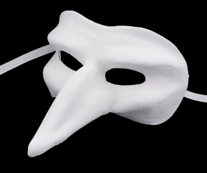 Masque Volto Blanc à Peindre – Artisanat Authentique de Venise
