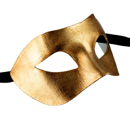 Masque de Venise Colombine Doré – Artisanat Authentique de Venise