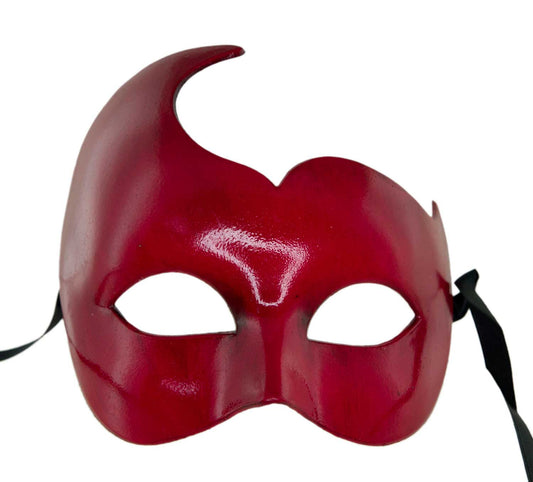 Masque Vénitien Colombine Cygne Rouge – Artisanat Authentique de Venise