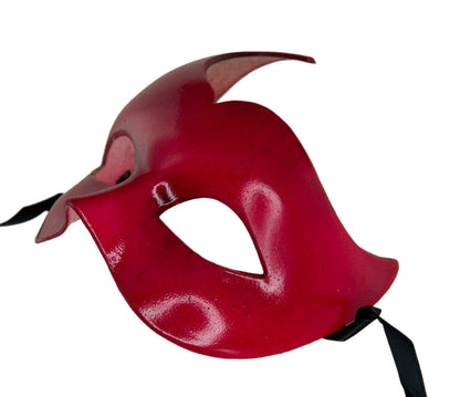 Masque Vénitien Colombine Cygne Rouge – Artisanat Authentique de Venise