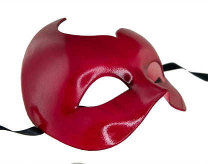 Masque Vénitien Colombine Cygne Rouge – Artisanat Authentique de Venise