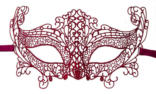 Masque Vénitien Loup EVA Rouge