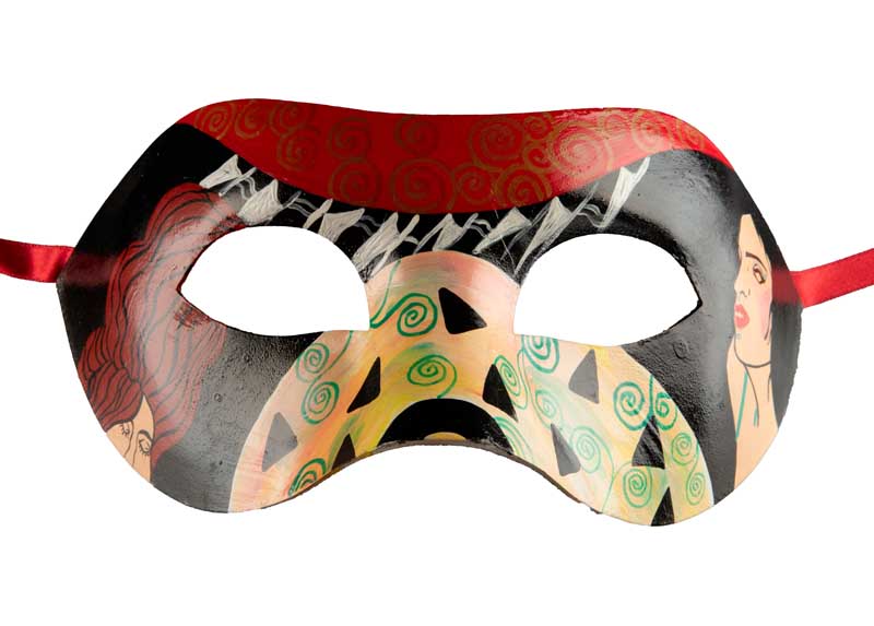 Masque Colombine Portrait de Femme Collection Accademia – Artisanat Authentique de Venise