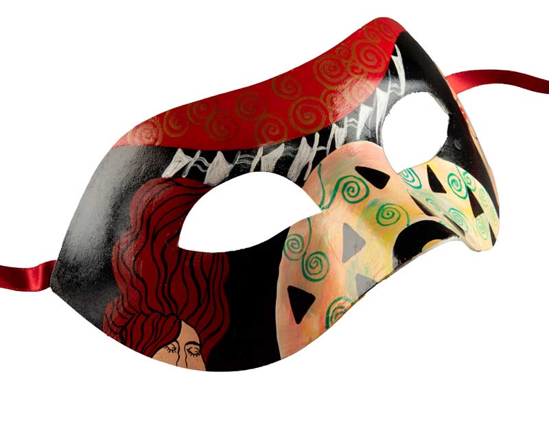 Masque Colombine Portrait de Femme Collection Accademia – Artisanat Authentique de Venise