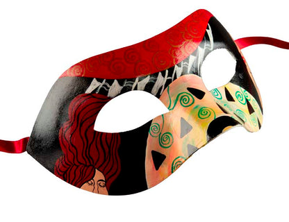 Masque Colombine Portrait de Femme Collection Accademia – Artisanat Authentique de Venise