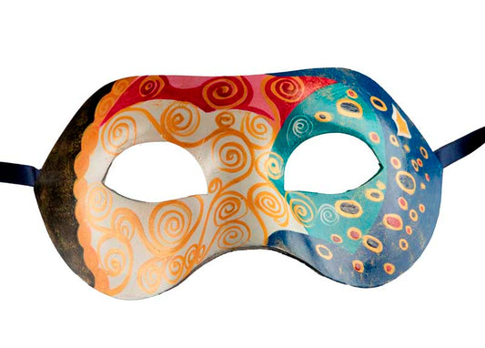 Masque Colombine Art Déco Original Collection Accademia – Artisanat Authentique de Venise