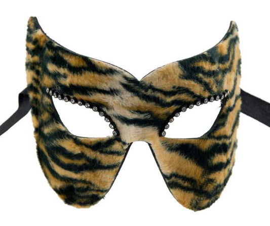 Masque Coquin Loup Vénitien Colombine Miss Féline Tigresse – Artisanat Authentique de Venise