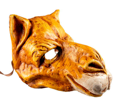 Masque Vénitien Chameau en Papier Mâché – Artisanat Authentique de Venise