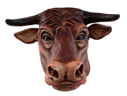 Masque Vénitien Vache ou Taureau en Papier Mâché – Artisanat Authentique de Venise