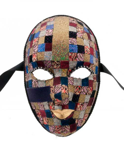 Masque Volto Mosaïque Vitrail – Artisanat Authentique de Venise