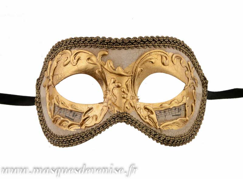 Masque Colombine à Dorure – Artisanat Authentique de Venise