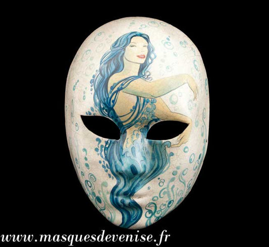 Masque Vénitien Volto Accademia – Civetta – Artisanat Authentique de Venise