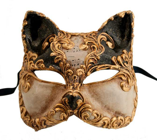 Masque Chat Gattino Prestige – Artisanat Authentique de Venise