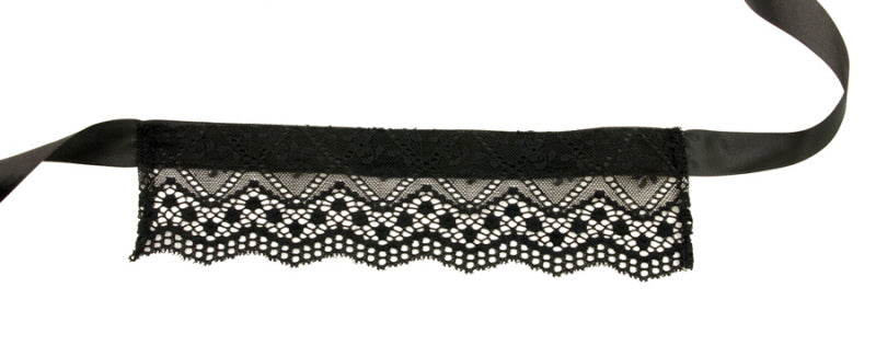Masque Coquin Vénitien Loup en Dentelle Noir