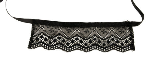 Masque Coquin Vénitien Loup en Dentelle Noir