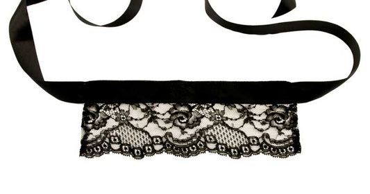 Masque Coquin Vénitien Loup en Dentelle Noir