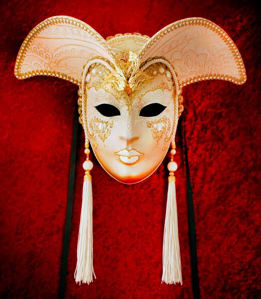 Masque Vénitien Casanova Prestige Volto – Artisanat Authentique de Venise