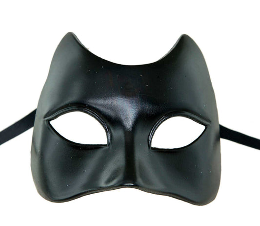 Masque Vénitien Chat Noir Petit Visage – Artisanat Authentique de Venise