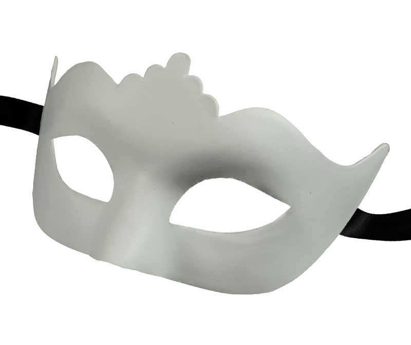 MUXHEL Lot De 20 Masques En Papier Blanc DIY