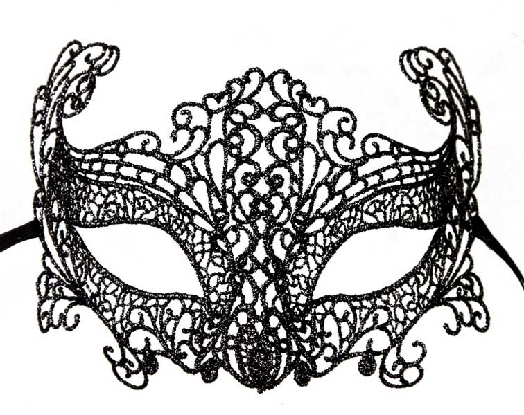 Masque Dentelle Noire Femme – Loup Élégant Et Mystérieux
