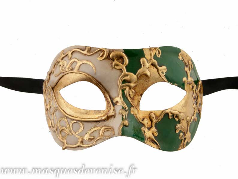 Masque Vénitien Homme - Déguisement Carnaval, Bal Masqué - Design Élégant Et Détaillé - Accessoire Fête Sophistiqué