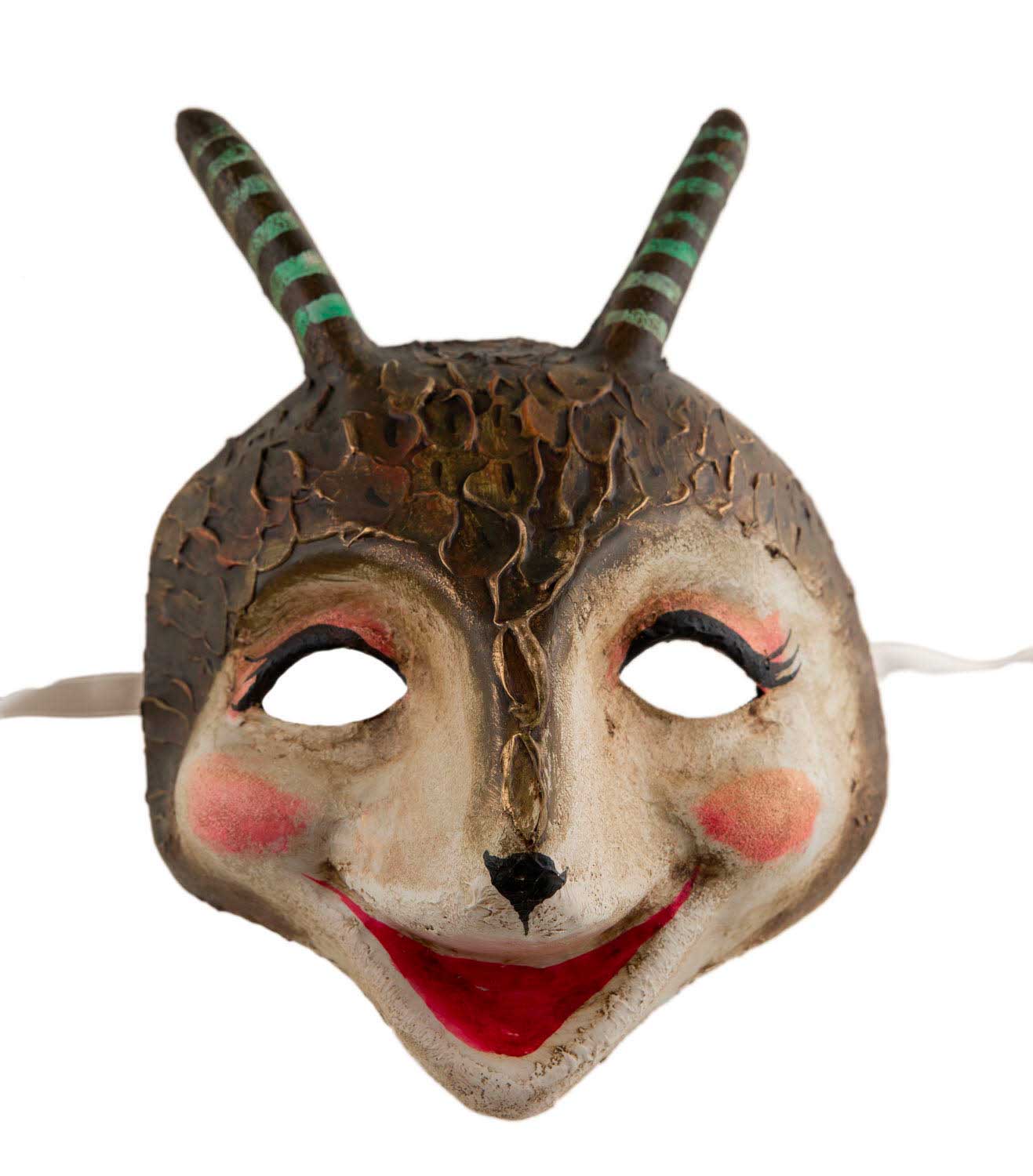 Masque Carnaval De Venise Fourmi En Papier Mache Artisanat Fait Main 2597