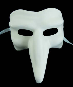 Lot De 6 Masques Blancs Vierges Complets En Plastique - Pour Peinture DIY, Carnaval, Cosplay, Fête D'Halloween